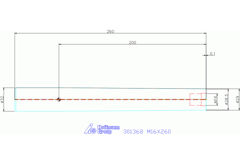 301368 M16X260