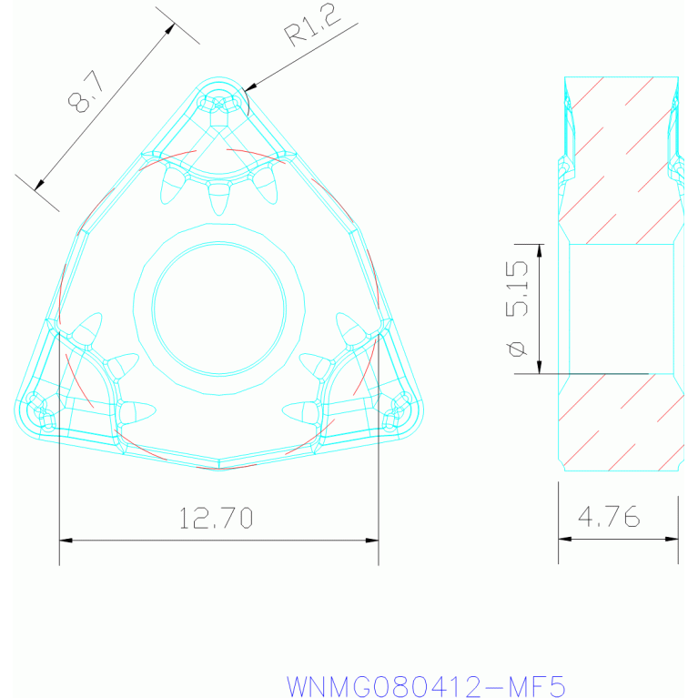 WNMG080412-MF5 TS2000