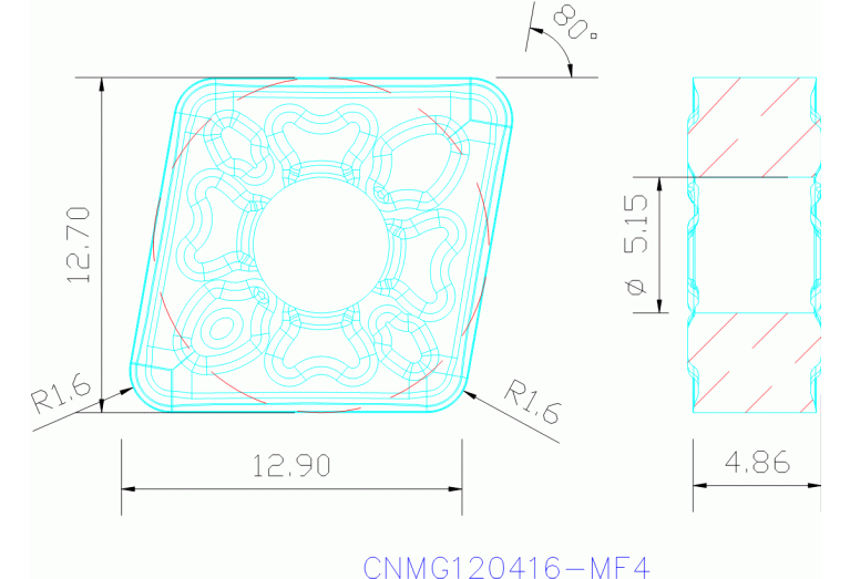 CNMG120416-MF4 TM2000