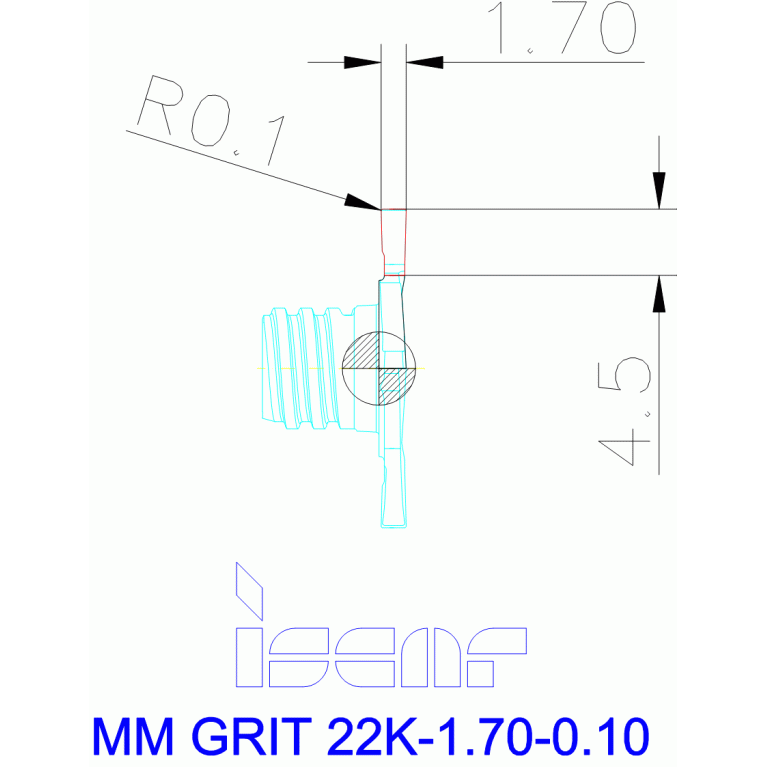MM GRIT 22K-1.70-0.10 IC528