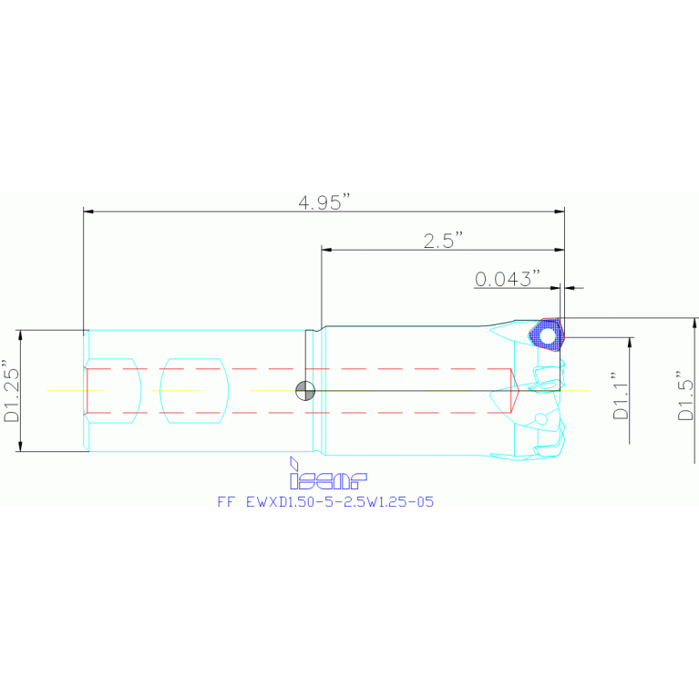 FF EWXD1.50-5-2.5W1.25-05