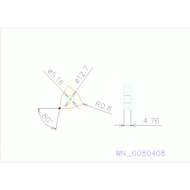 WNMG080408N-ME AC8115P