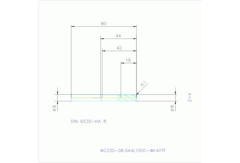 MC230-08.0A4L100C-WK40TF
