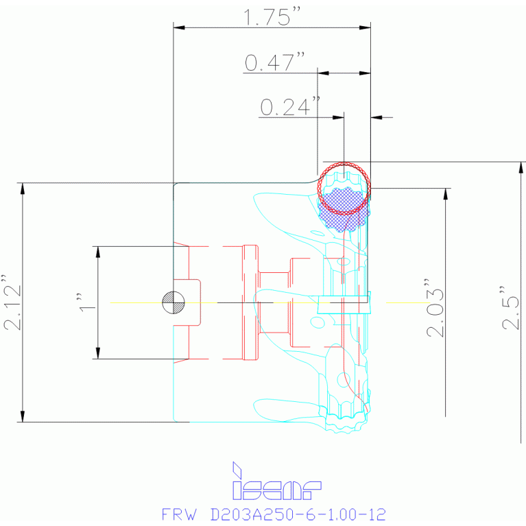 FRW D203A250-6-1.00-12