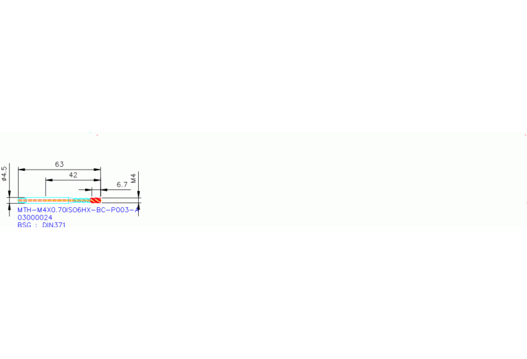 MTH-M4X0.70ISO6HX-BC-P003-A