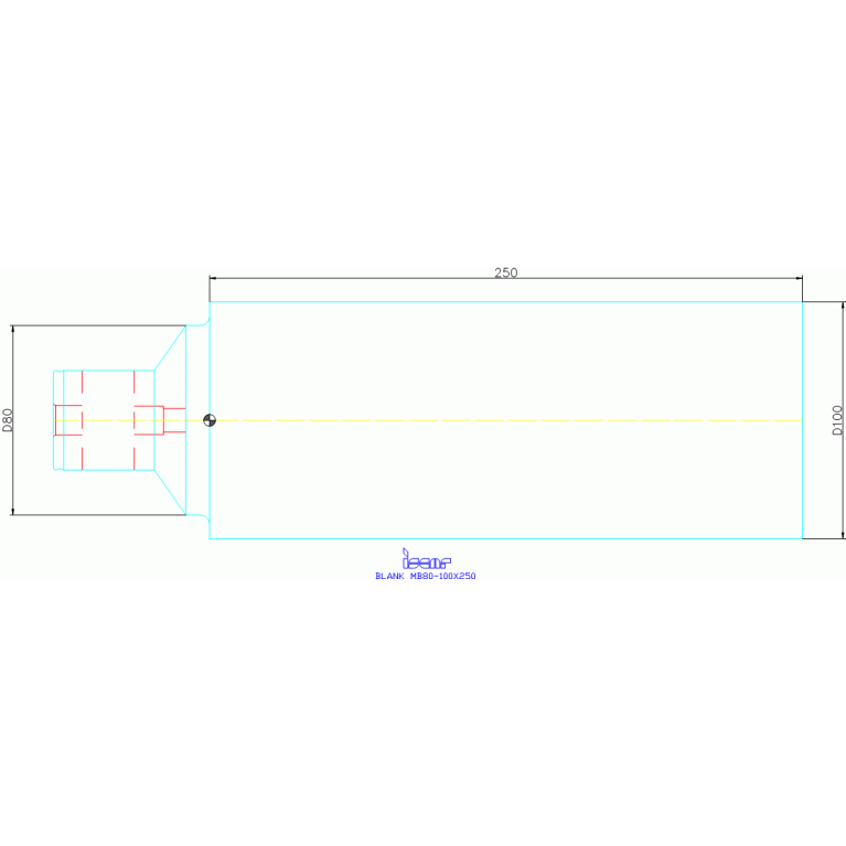 BLANK MB80-100X250