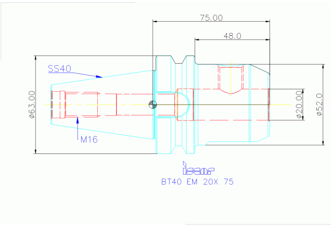 BT40 EM 20X 75