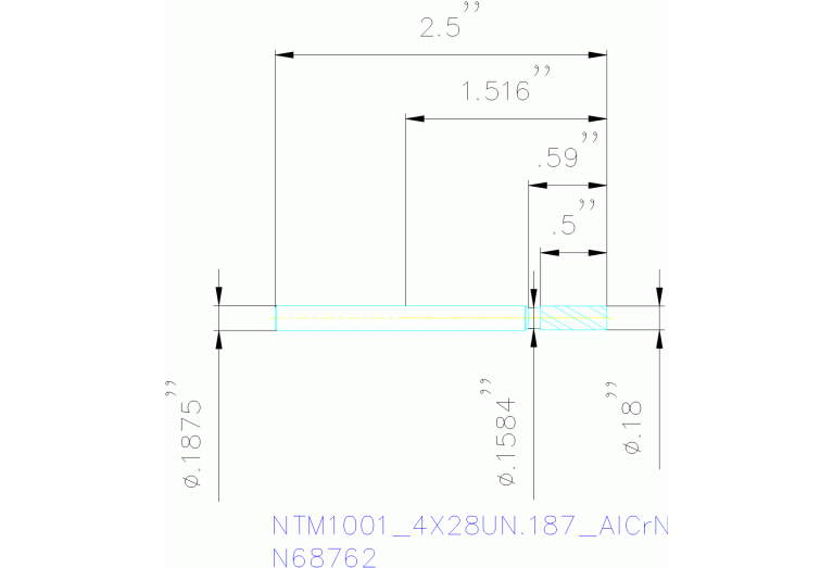 NTM1001/4X28UN.187 ALCRN