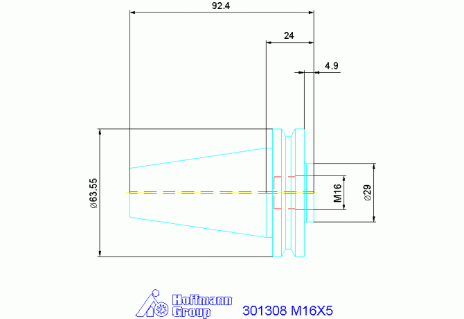 301308 M16X5