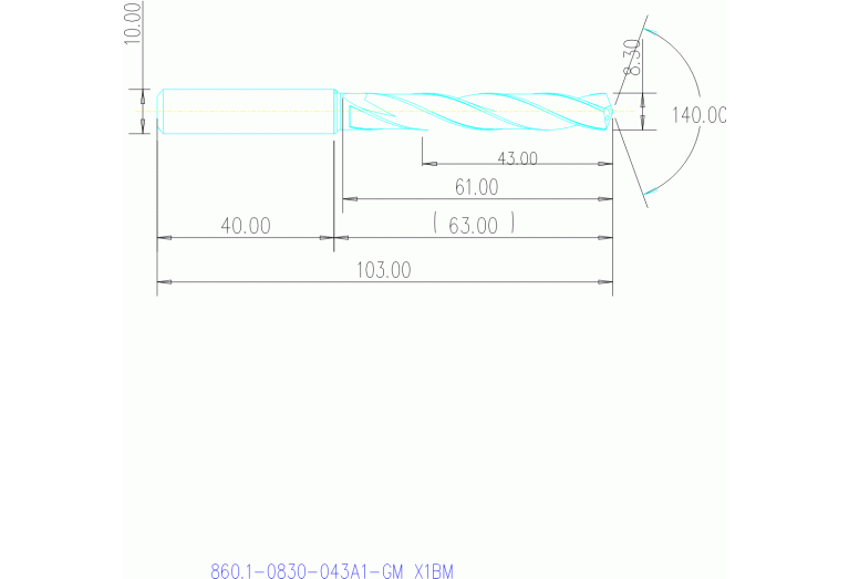 860.1-0830-043A1-GM X1BM
