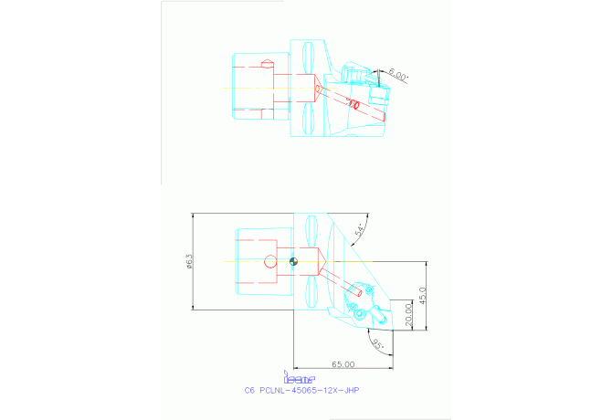 C6 PCLNL-45065-12X-JHP