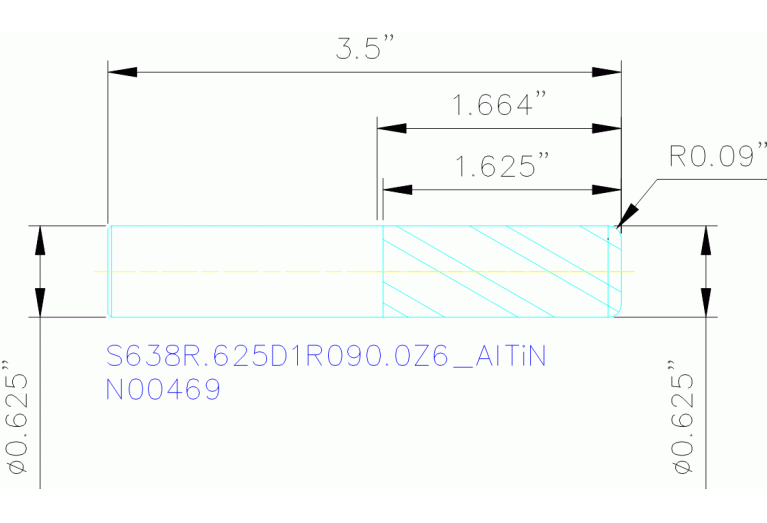 S638R.625D1R090.0Z6 ALTIN