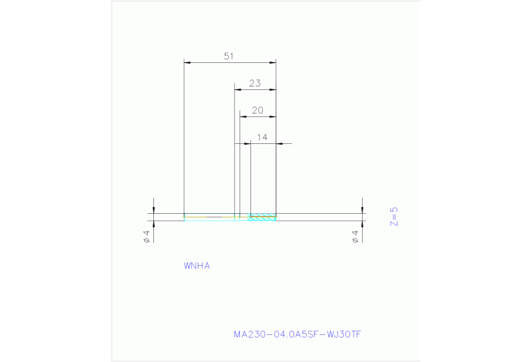 MA230-04.0A5SF-WJ30TF