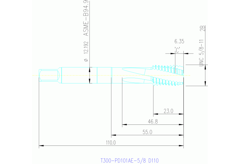 T300-PD101AE-5/8 D110