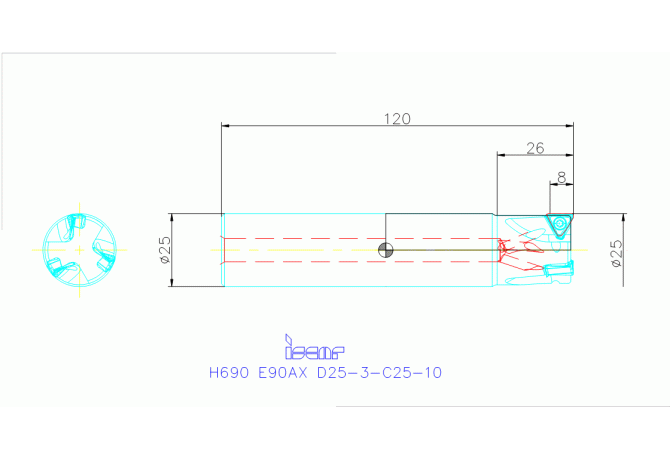H690 E90AX D25-3-C25-10