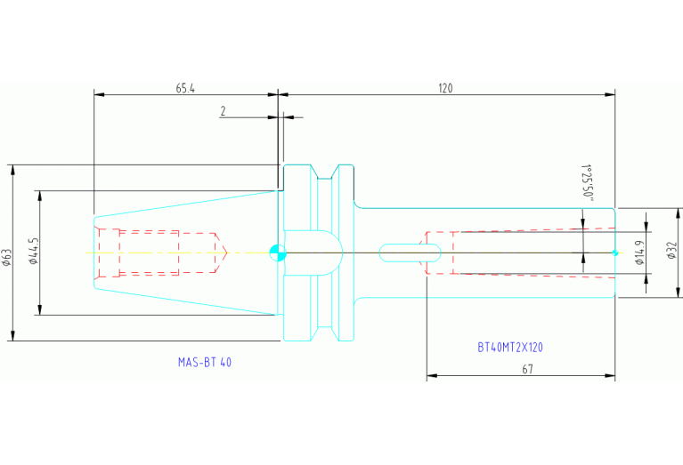 BT40MT2X120