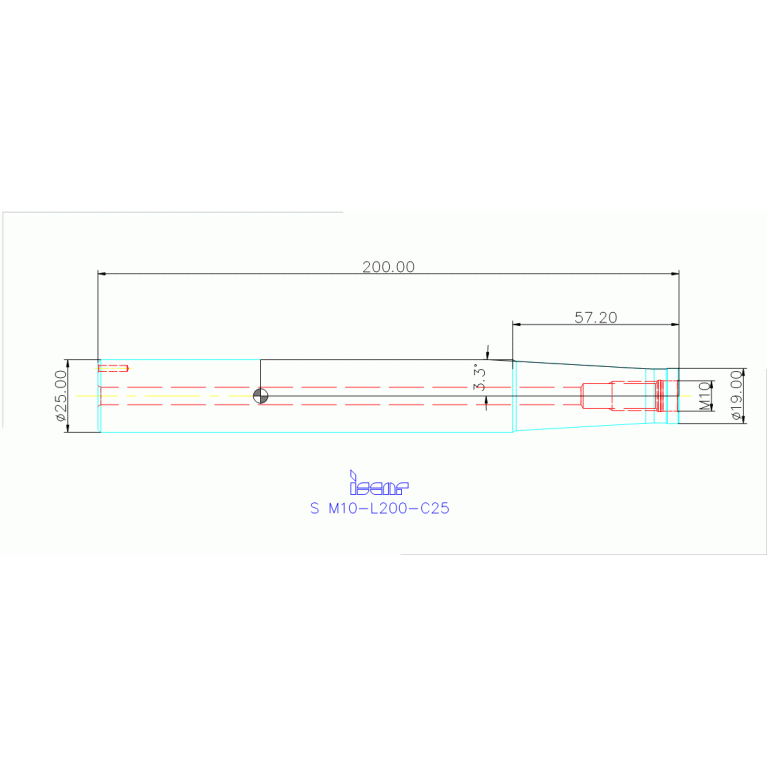 S M10-L200-C25