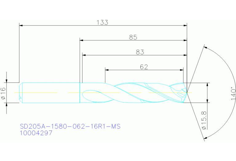SD205A-1580-062-16R1-MS