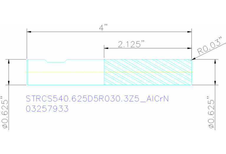STRCS540.625D5R030.3Z5 ALCRN