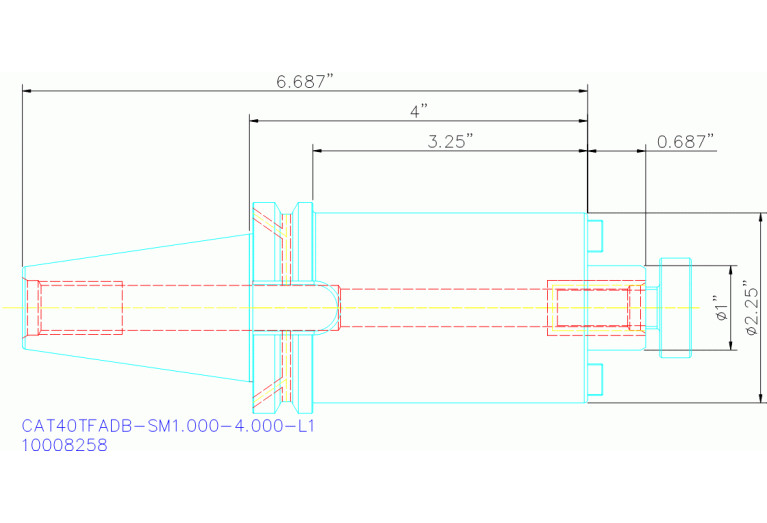 CAT40TFADB-SM1.000-4.000-L1