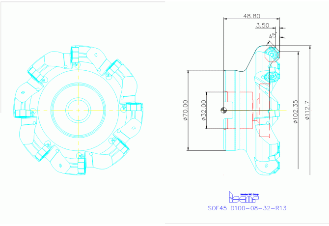 SOF45 D100-08-32-R13