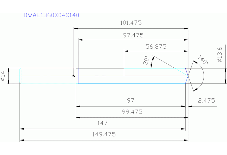 DWAE1360X04S140 DP102A