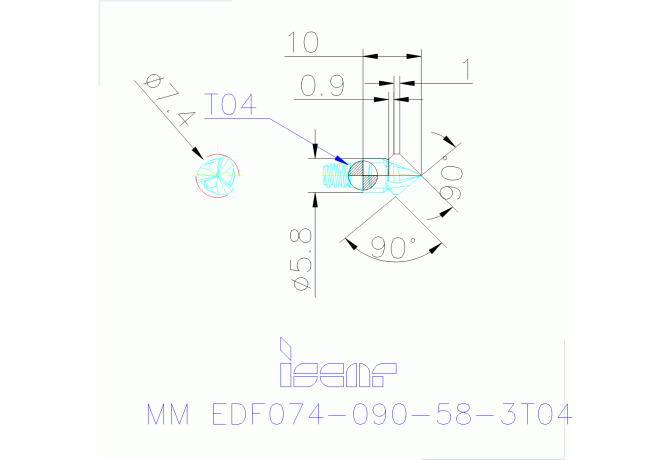 MM EDF074-090-58-3T04 IC908