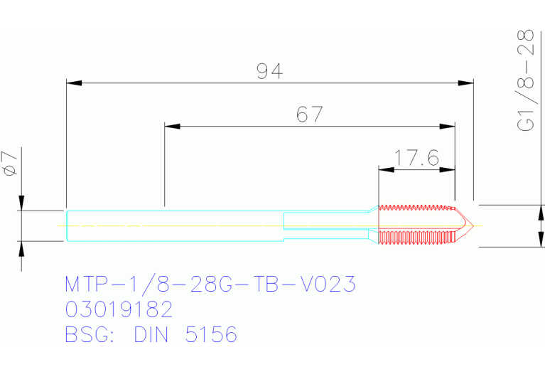 MTP-1/8-28G-TB-V023