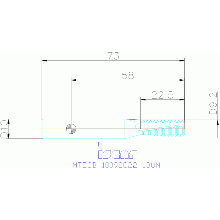 MTECB 10092C22 13UN IC908