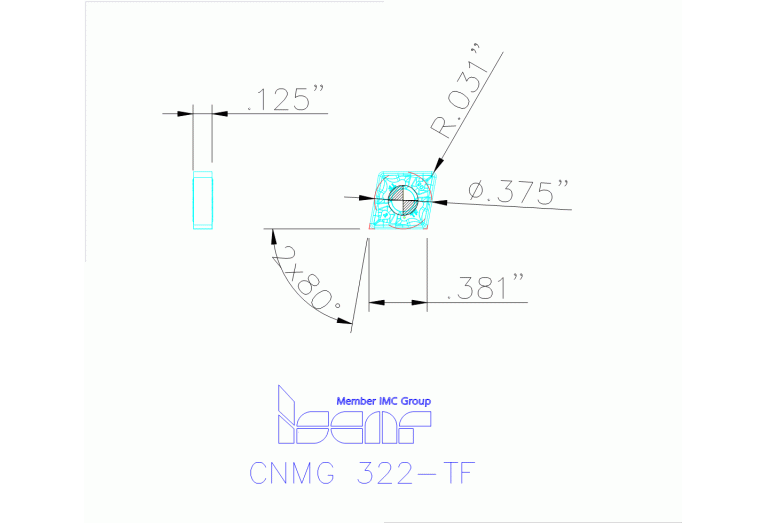 CNMG 090308-TF IC830