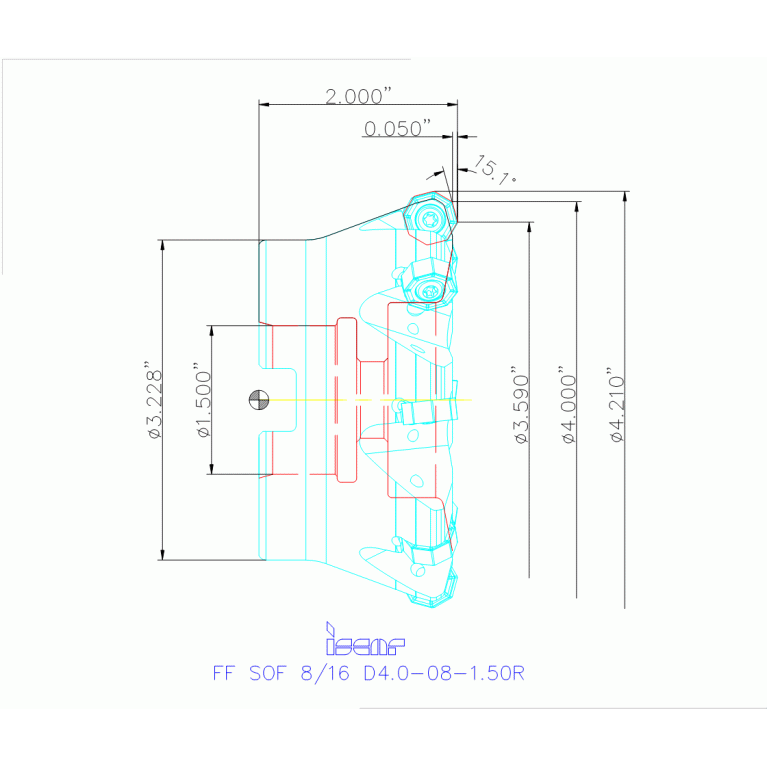 FF SOF 8/16 D4.0-08-1.50R