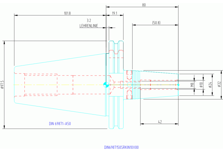 DIN6987150SRKIN10x80