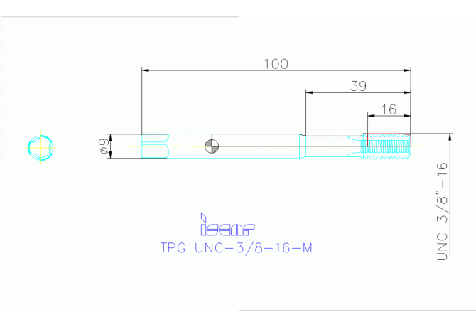 TPG UNC-3/8-16-M HEST