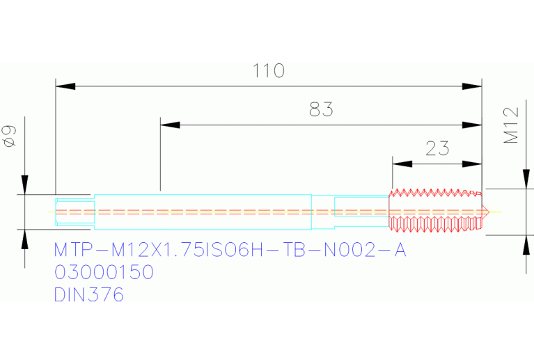 MTP-M12X1.75ISO6H-TB-N002-A