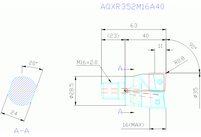 AQXR352M16A40