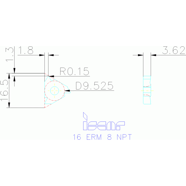 16ERM 8 NPT IC908