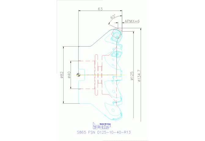 S865 FSN D125-10-40-R13