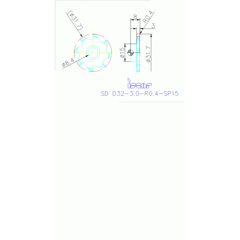 SD D32-3.0-R0.4-SP15 IC908
