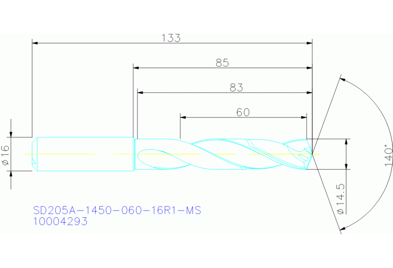 SD205A-1450-060-16R1-MS
