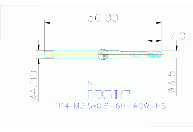 TP4 M3.5X0.6-6H-ACW-HS