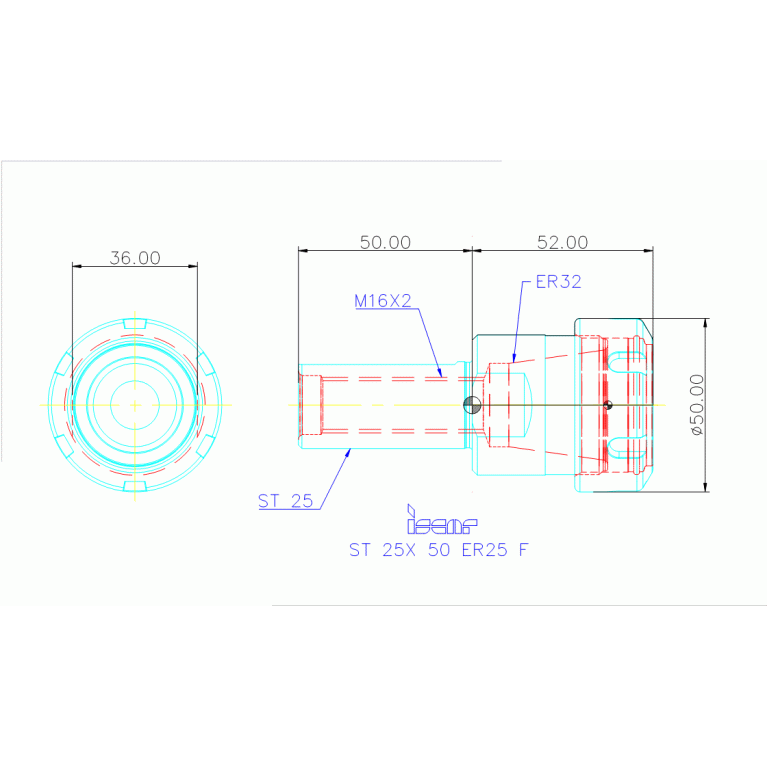 ST 25X 50 ER32 F