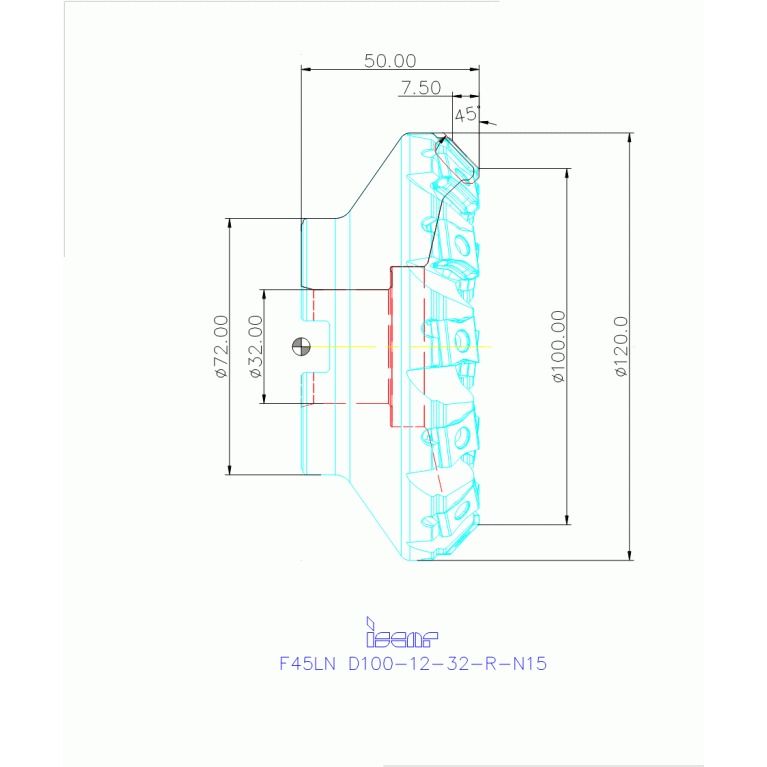 F45LN D100-12-32-R-N15