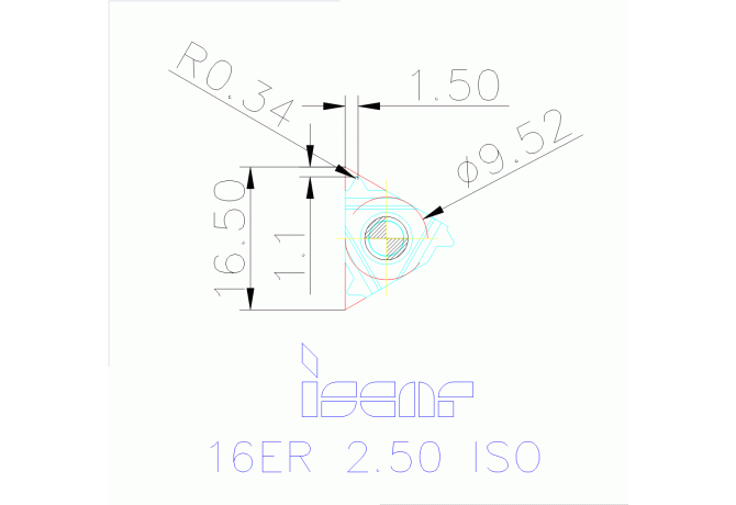 16ER 2.50 ISO IC508
