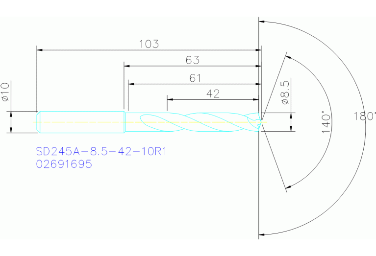 SD245A-8.5-42-10R1