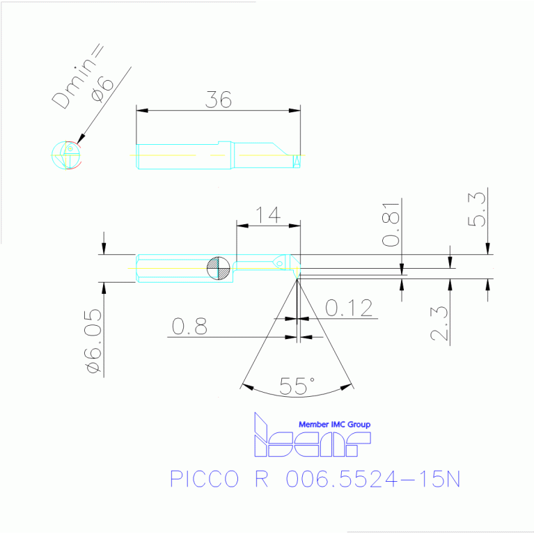 PICCO R 006.5524-15N IC908