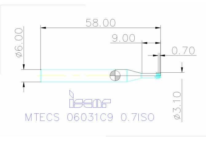 MTECS 06031C9 0.7ISO IC908