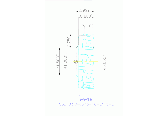 SSB D3.0-.875-08-LN15-L