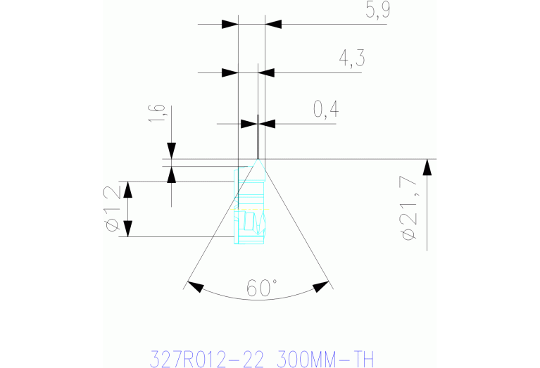 327R12-22 300MM-TH 1025