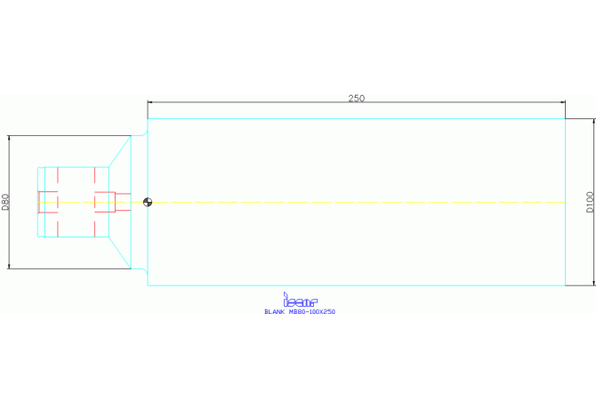 BLANK MB80-100X250