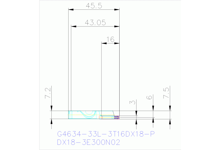G4634-33L-3T16DX18-P